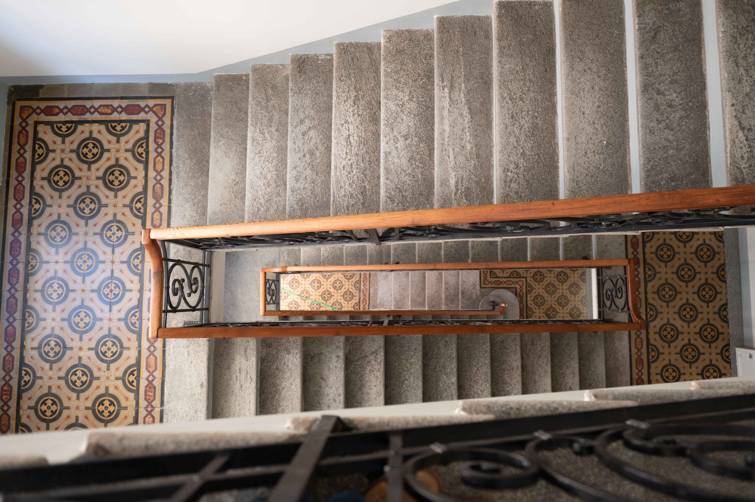 Pulizia di scala storica a Lugano